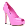 Nine West Hethr Women's Platform Heels -Nine West shop 5965704 Magenta Patent