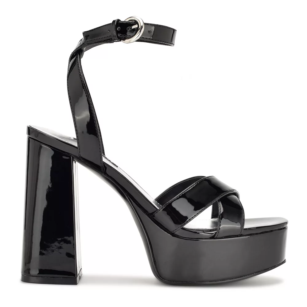 Nine West Joya Women's Platform Dress Sandals 6 Nine West Joya Women's Platform Dress Sandals - Image 4