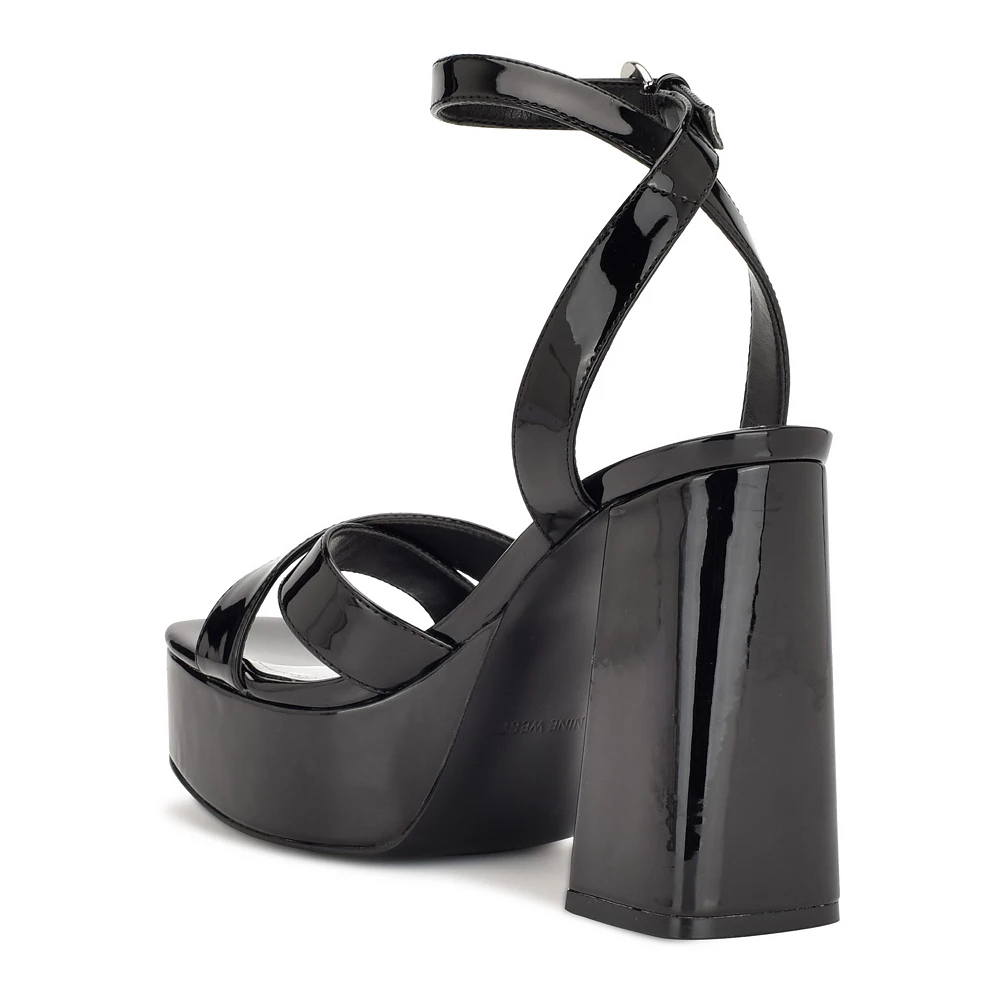 Nine West Joya Women's Platform Dress Sandals 9 Nine West Joya Women's Platform Dress Sandals - Image 7