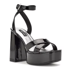 Nine West Joya Women's Platform Dress Sandals 10 Nine West Joya Women's Platform Dress Sandals -Nine West shop 5970503 Black Patent
