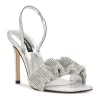 Nine West Taray Women's Dress Sandals 2 Nine West Taray Women's Dress Sandals -Nine West shop 5970505 Iridescent Silver