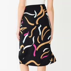 Women's Nine West Side Ruched Midi Skirt 17 Women's Nine West Side Ruched Midi Skirt -Nine West shop 5975590 ALT