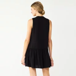 Women's Nine West Button Front Ruffle Hem Dress 19 Women's Nine West Button Front Ruffle Hem Dress -Nine West shop 5978836 ALT