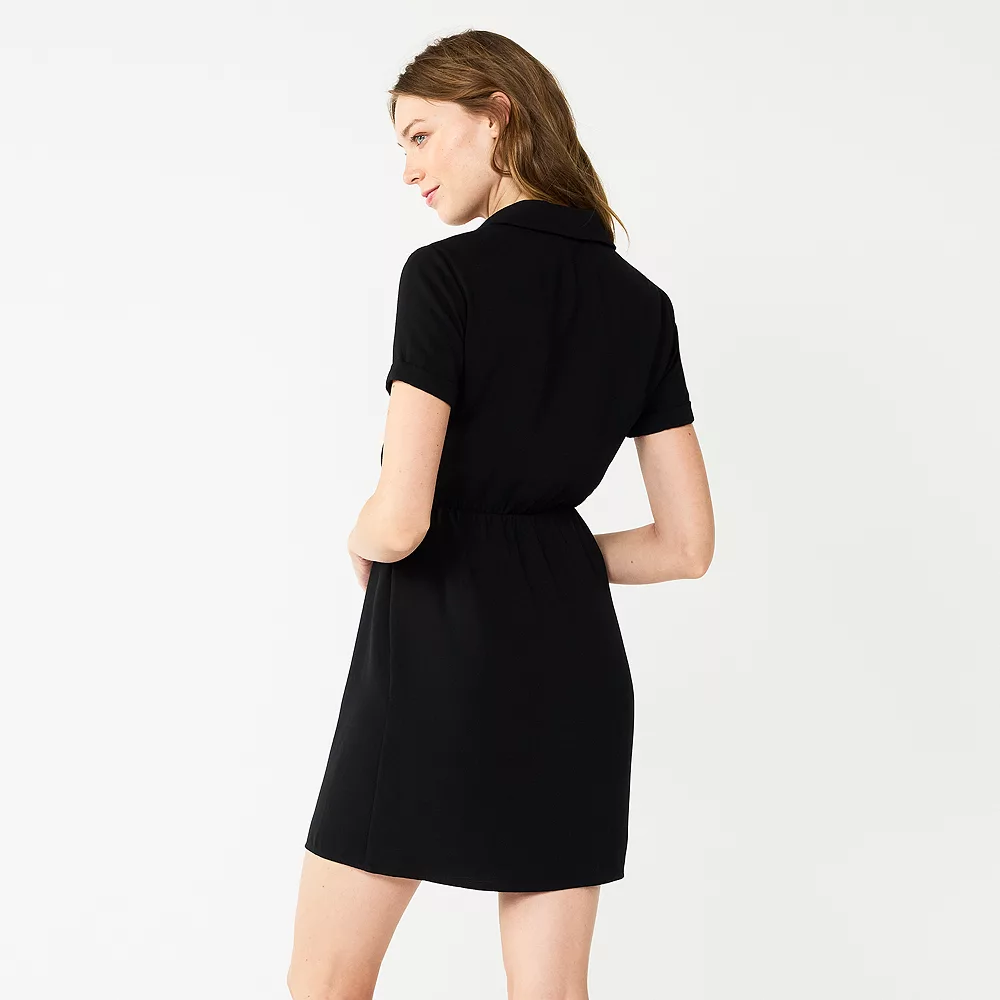 Women's Nine West Surplice Shirt Dress 6 Women's Nine West Surplice Shirt Dress - Image 4