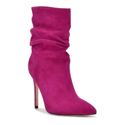 Nine West Jenn Women's Suede Ankle Boots -Nine West shop 5999476 Medium Pink Suede