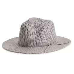 Women's Nine West Ribbed Knit Packable Panama Hat