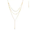 Nine West Gold Tone Crystal Triple-Row Layered Y-Necklace 1 Nine West Gold Tone Crystal Triple-Row Layered Y-Necklace -Nine West shop 6015481