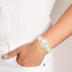 Nine West Women's Split Dial Strap Watch 10 Nine West Women's Split Dial Strap Watch -Nine West shop 6024082 ALT4