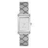 Nine West Women's Silver Tone Metal Mesh Watch -Nine West shop 6024088 Gunmetal Silver