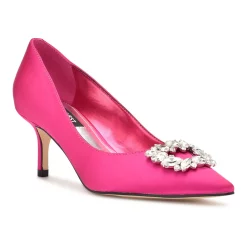 Nine West Avolon Women's Heels -Nine West shop 6037618 Bright Pink Satin