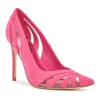 Nine West Favant Women's Heels 1 Nine West Favant Women's Heels -Nine West shop 6037646 Neon Pink Suede