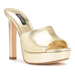 Nine West Wila Women's Platform Sandals 11 Nine West Wila Women's Platform Sandals -Nine West shop 6037996 Yellow