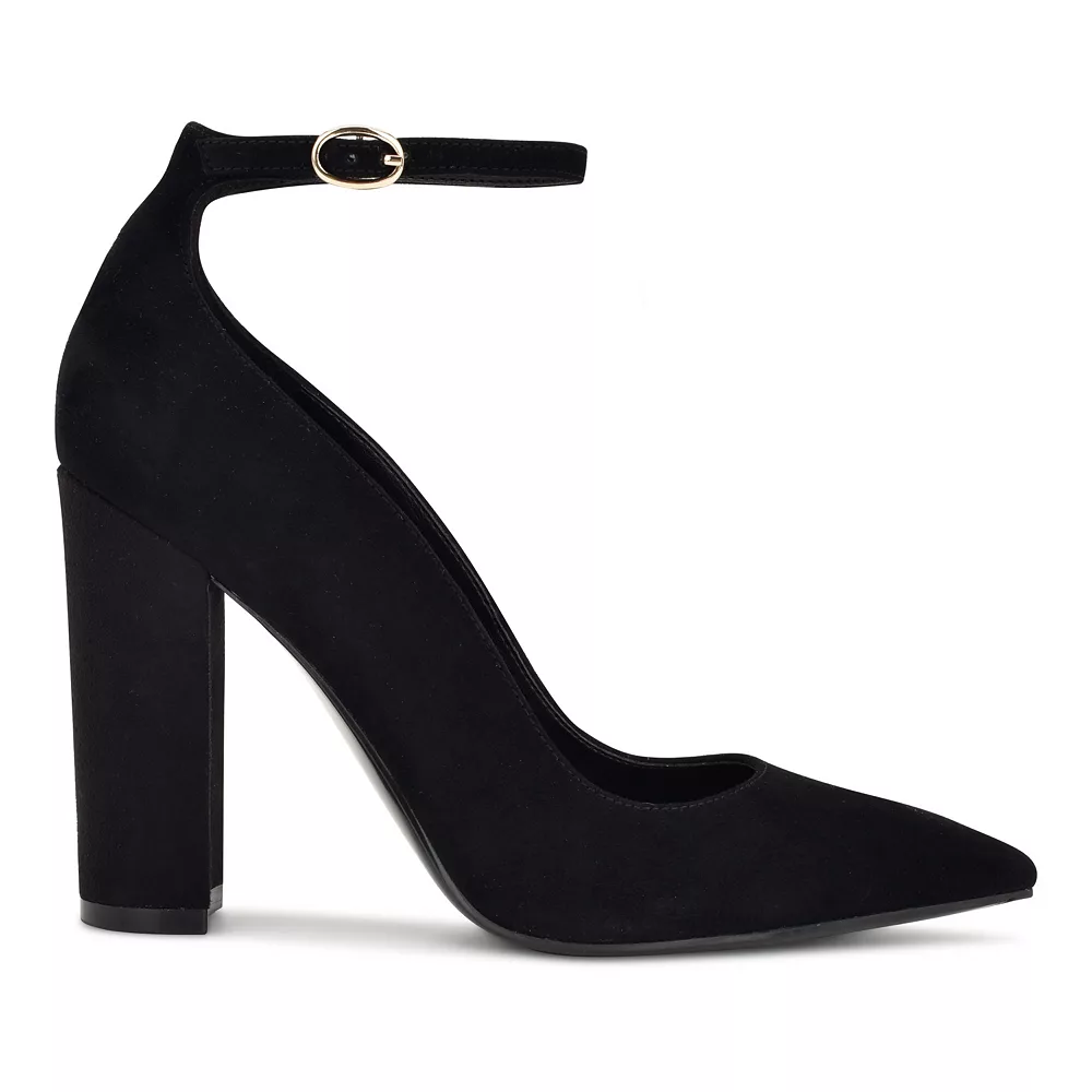 Nine West Plana Women's Suede Heels 6 Nine West Plana Women's Suede Heels - Image 4