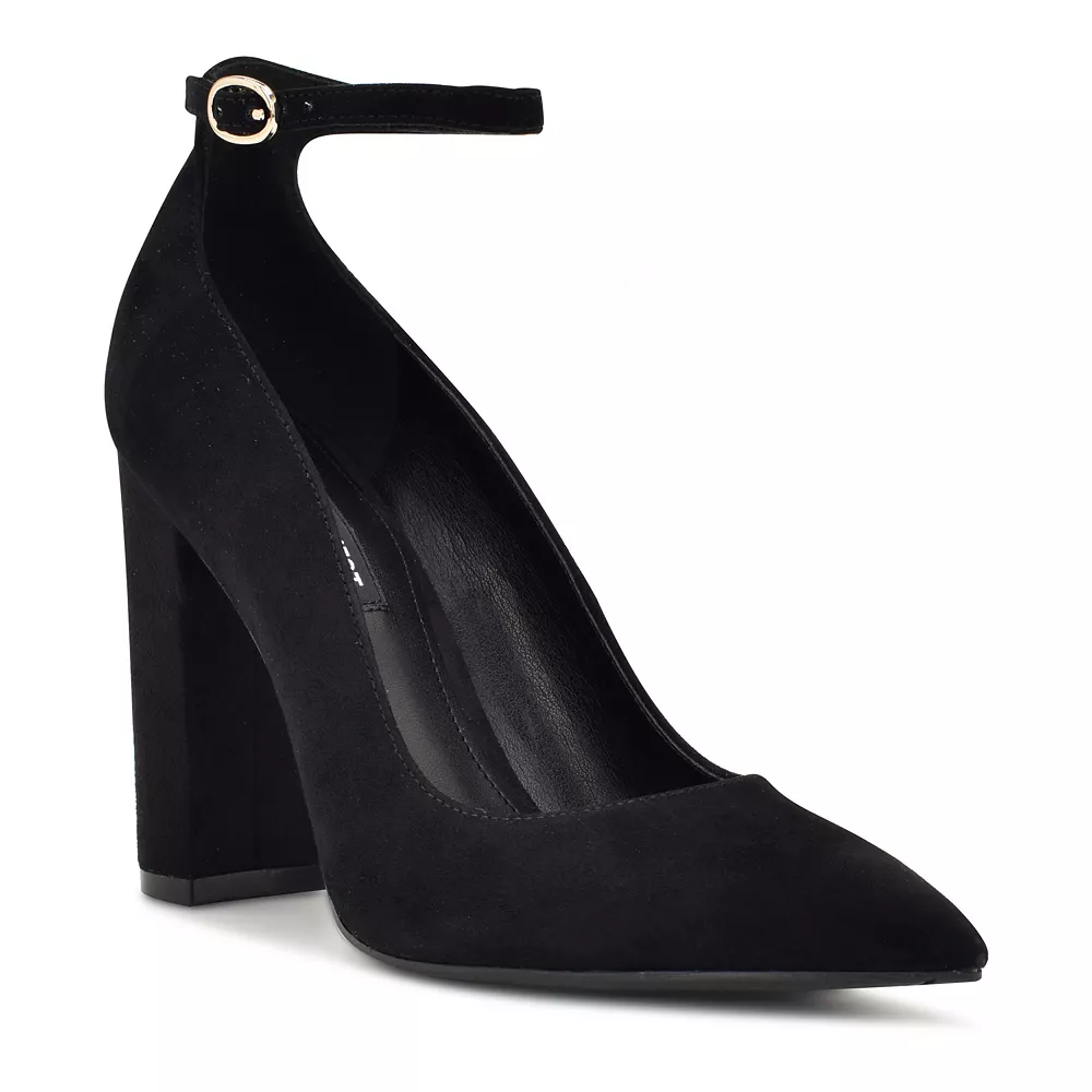 Nine West Plana Women's Suede Heels 5 Nine West Plana Women's Suede Heels - Image 3