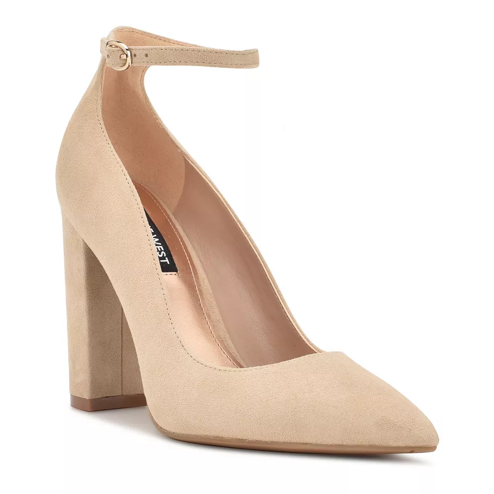 Nine West Plana Women's Suede Heels 4 Nine West Plana Women's Suede Heels - Image 2