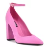 Nine West Plana Women's Suede Heels 2 Nine West Plana Women's Suede Heels -Nine West shop 6097983 Neon Pink Suede