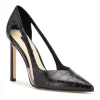 Nine West Trivs Women's Stiletto Heels 1 Nine West Trivs Women's Stiletto Heels -Nine West shop 6098034 Black Croco