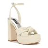 Nine West Vivid Women's Platform Dress Sandals 2 Nine West Vivid Women's Platform Dress Sandals -Nine West shop 6098036 Cream