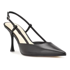 Nine West Peni Pointy Toe Women's Slingback Dress Pumps 12 Nine West Peni Pointy Toe Women's Slingback Dress Pumps -Nine West shop 6102003 Black Leather