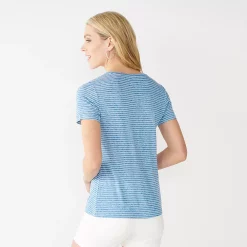 Women's Nine West Essential V-Neck Tee 21 Women's Nine West Essential V-Neck Tee -Nine West shop 6172031 ALT