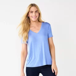 Women's Nine West Essential V-Neck Tee 14 Women's Nine West Essential V-Neck Tee -Nine West shop 6172031 Valentina Peri